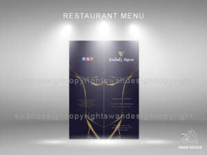 swan design international menu slide presentation