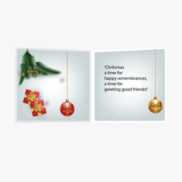 Ready-Made Christmas Cards - Premium 350gsm Paper