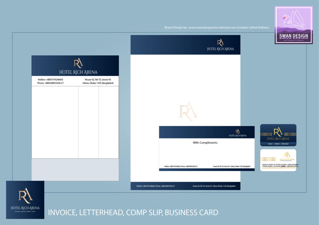 Hotel Rich Arena Branding Pead